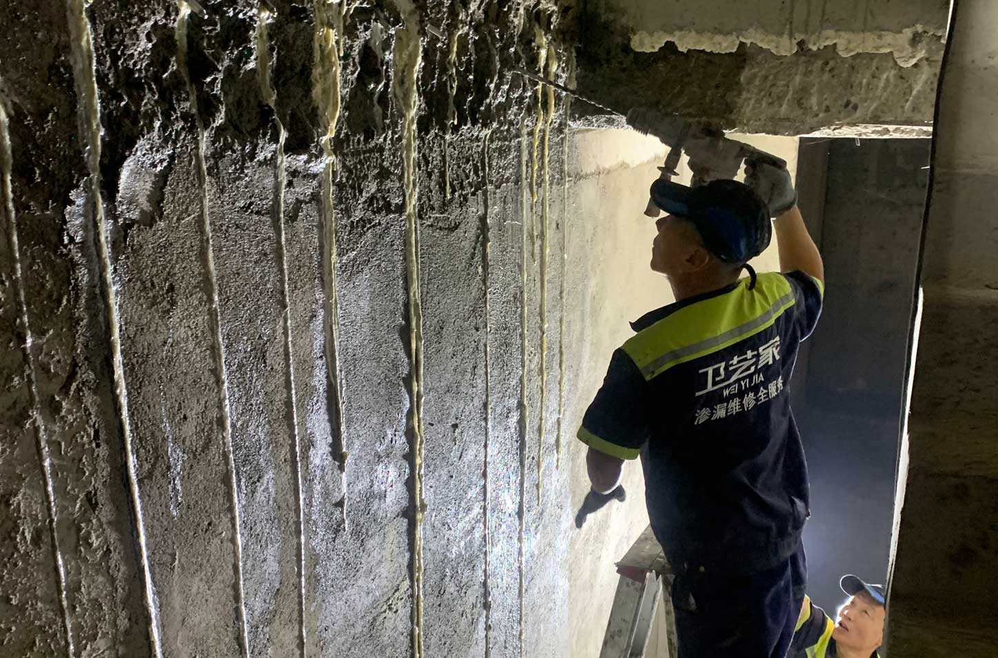 恒大山水城地下室防潮电渗透