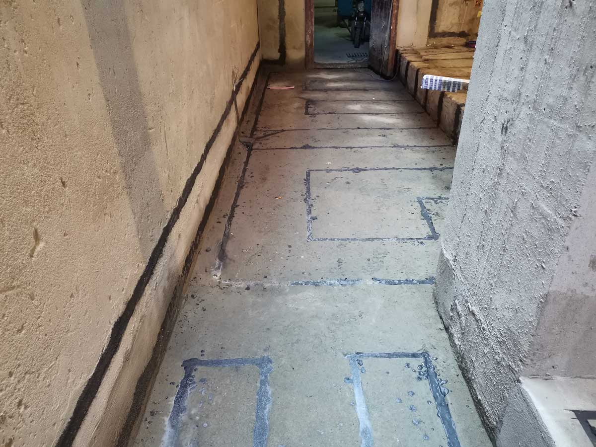 安徽淮南岭秀山南地下室防水防潮电渗透方案实践